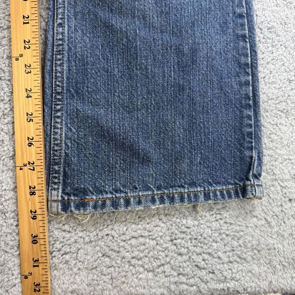 S Levis Jeans Mens 34x29 Blue 527 Slim‎ Bootcut Western Cowboy Denim - Picture 5 of 12